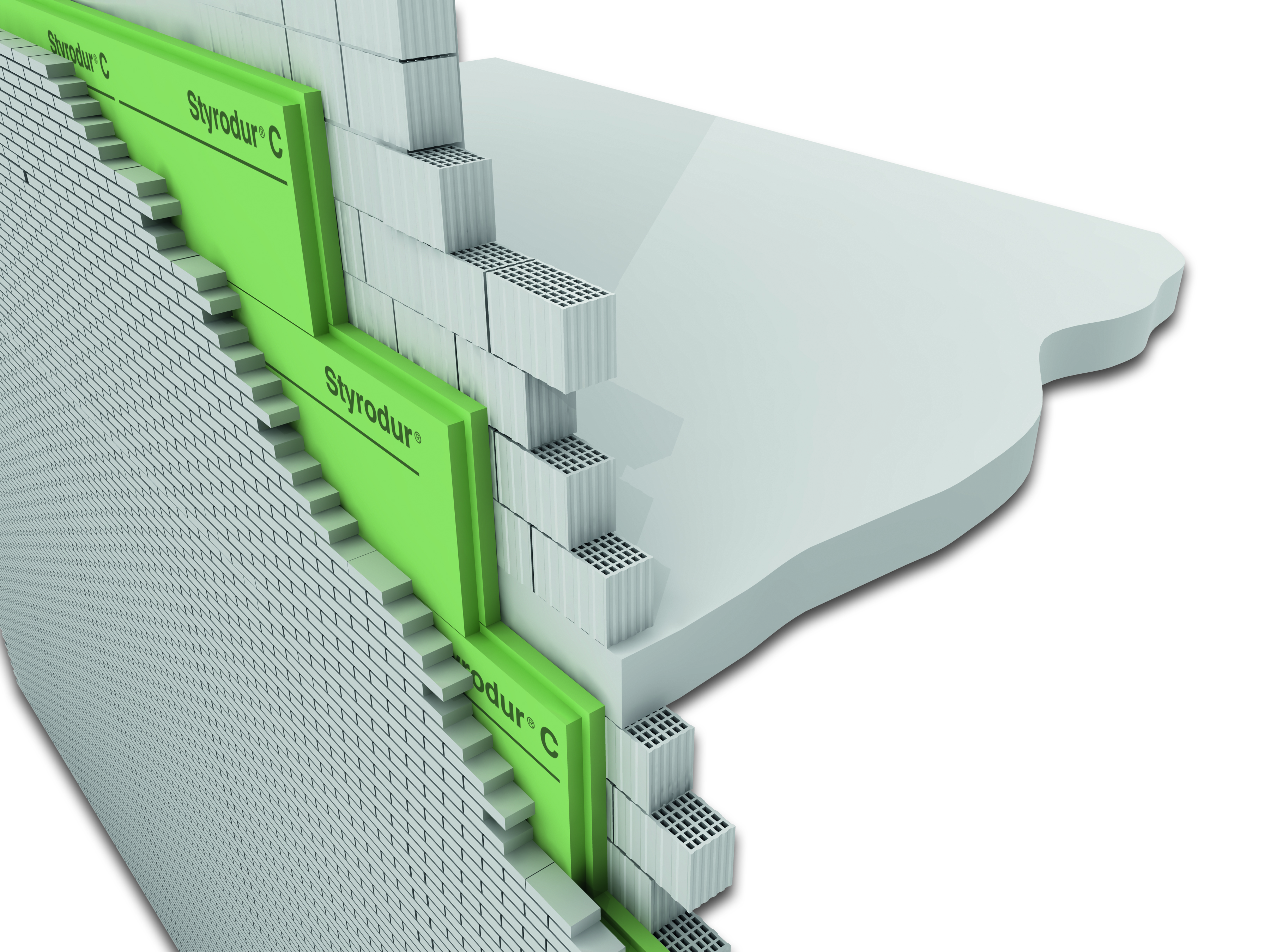 Zweischaliges Mauerwerk - Sonstiges - Einsatzgebiete - Sicher. Stark.  Styrodur - der grüne Dämmstoff von BASF